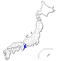 日本地図:四日市