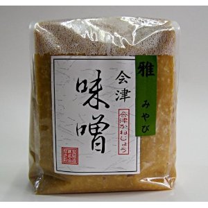 星醸造｢雅味噌 1kg｣会津喜多方の美味しい水を使った味噌