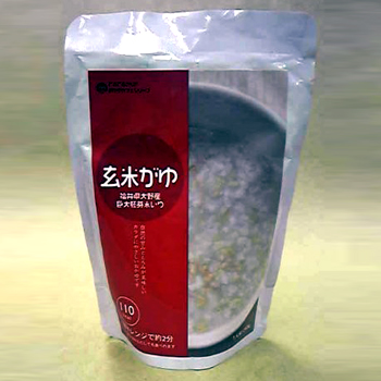 上庄農産加工：巨大胚芽米の玄米がゆ「てるてるさんのおかゆカフェシリーズ 玄米がゆ」