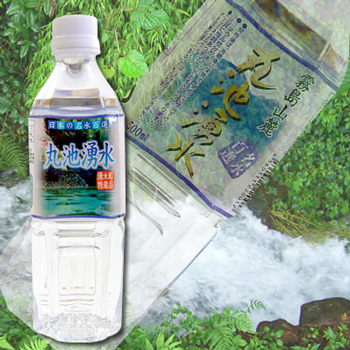 日本名水百選 おいしい天然水「霧島山麓 丸池湧水 500ml×24本」