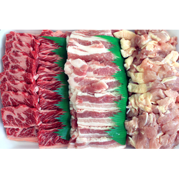 佐々木食肉産業：福井のグルメ「バーベキューセット 1.2kg」(3〜4人前)