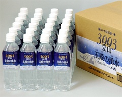 天然水；富山の名水　「立山玉殿の湧水(たてやまたまどののゆうすい)500ml」24本入